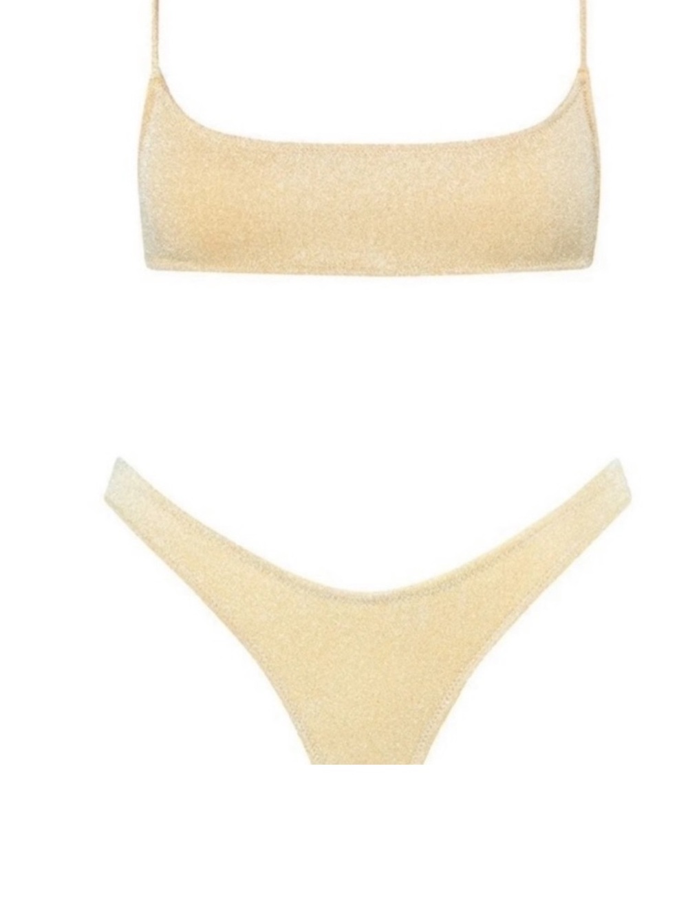 Triangl gold bikini